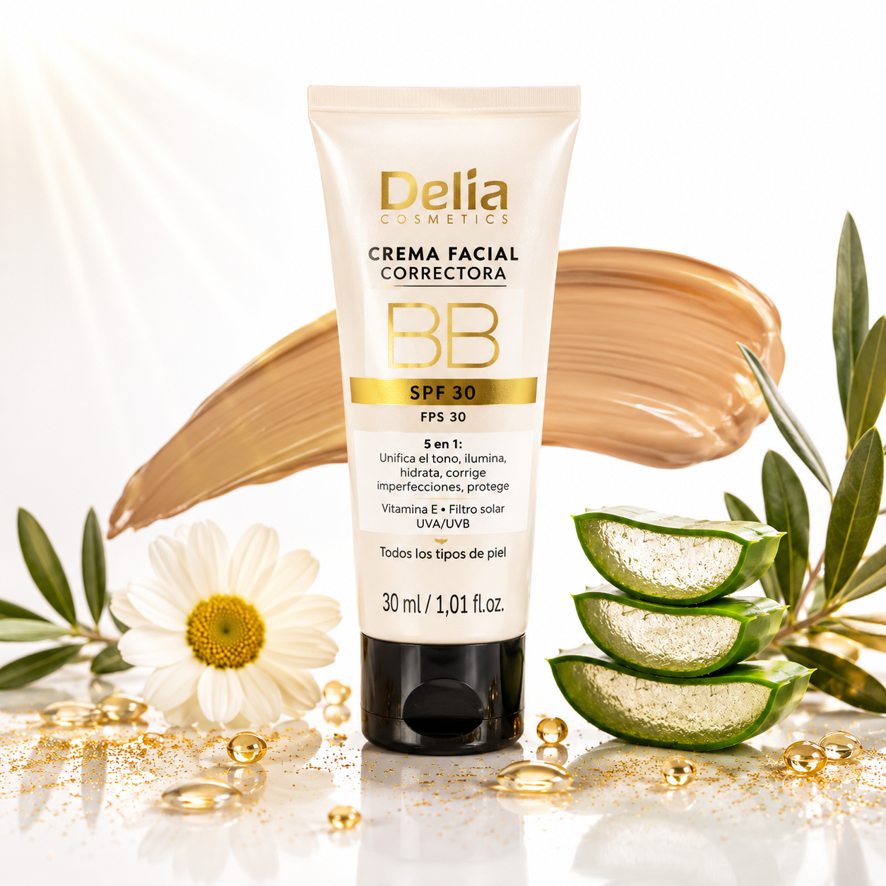 Delia BB Correcting Face Cream SPF 30 – Крем коректор за лице
