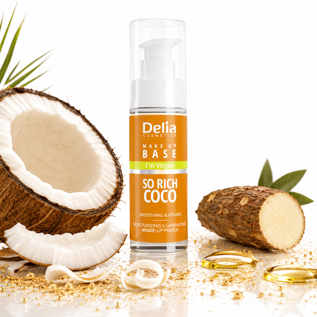 Delia Make Up Base I'm Vegan So Lovely GRAPEFRUIT – Овлажняваща база за грим