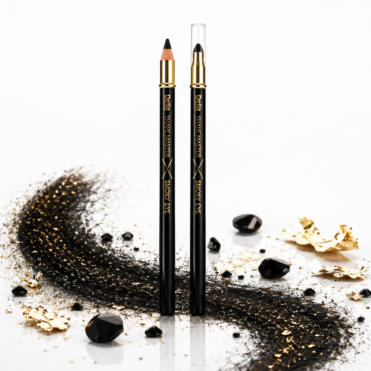Delia Shape Master Smoky Eye Pencil 36 Black – Молив за Очи Черен