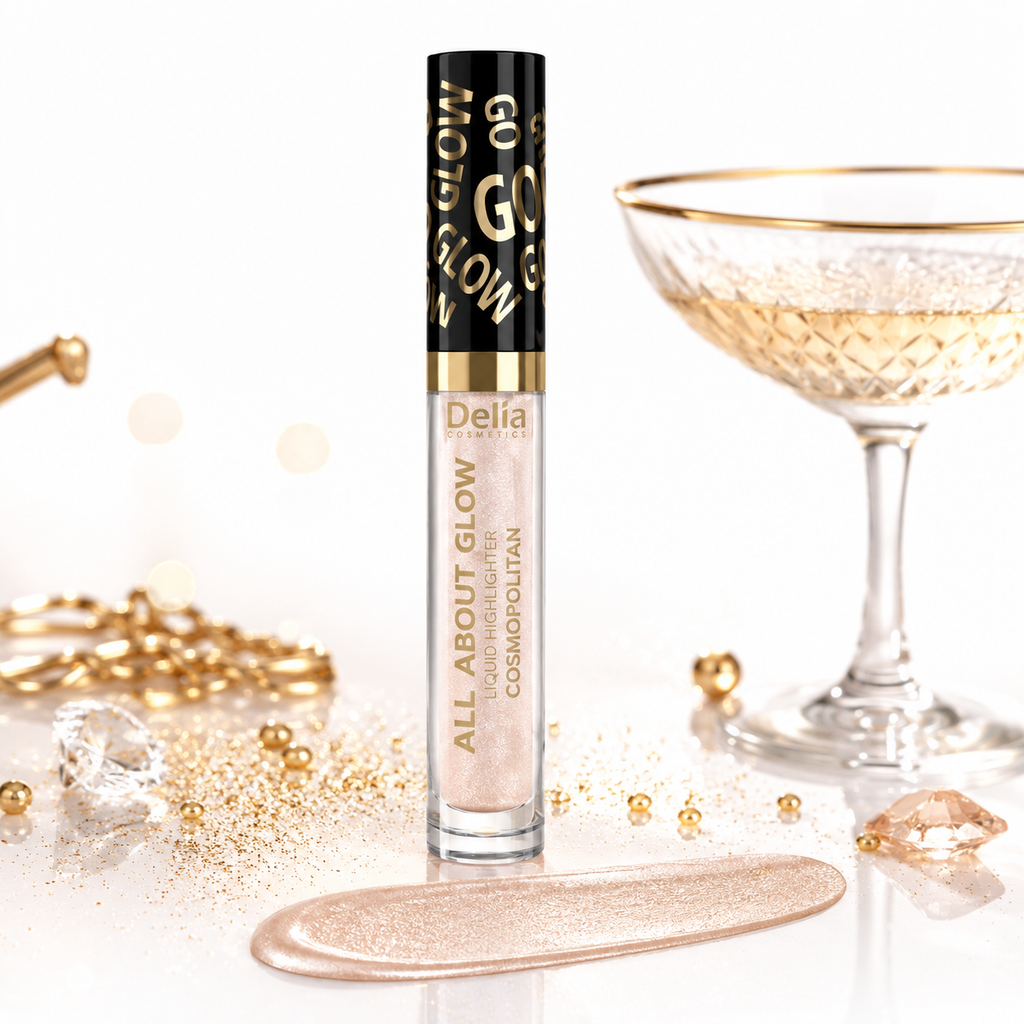 Delia Liquid Highlighter All About Glow 03 Cosmopolitan – Течен хайлайтер