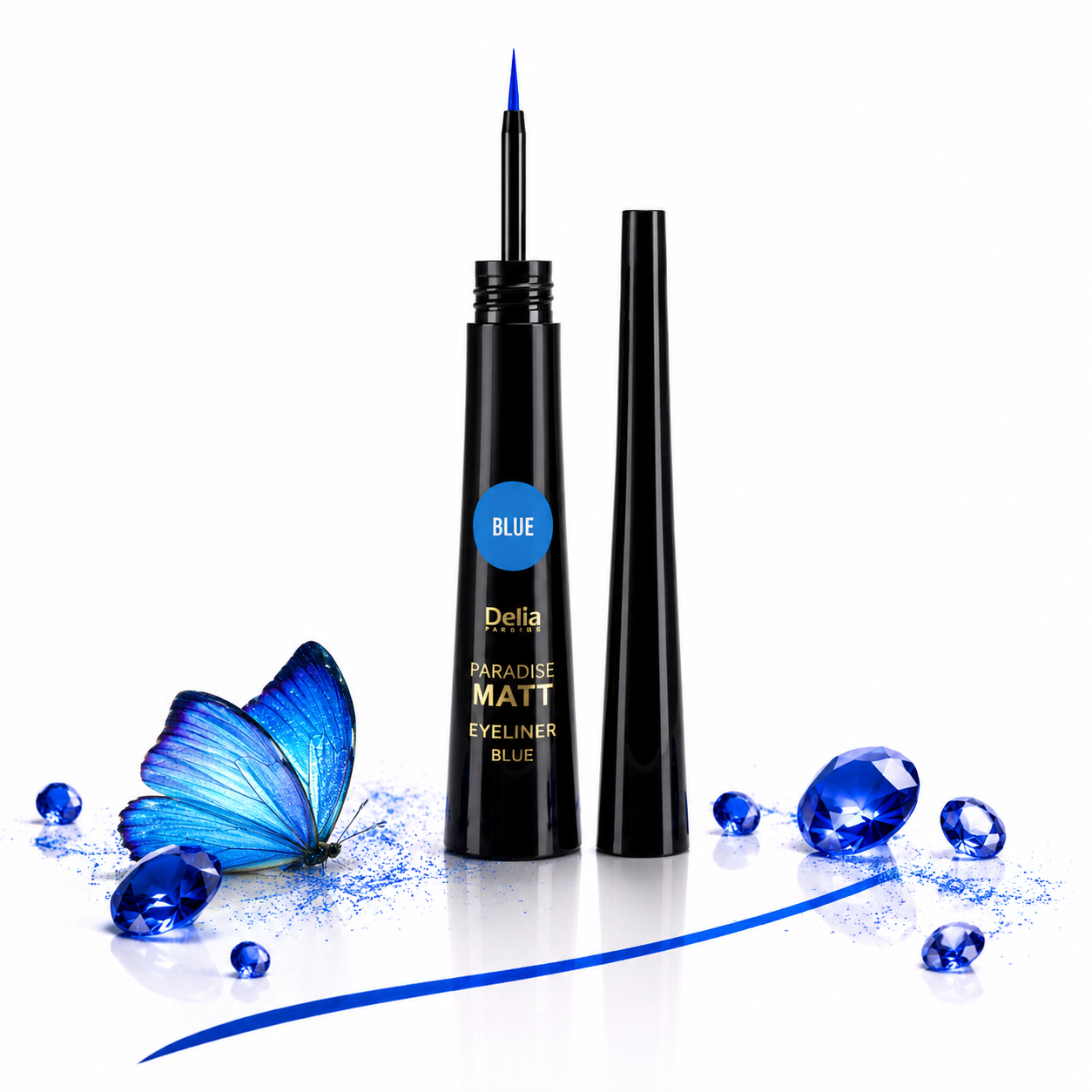 Delia Paradise Eyeliner Matte Blue – Очна линия Синя