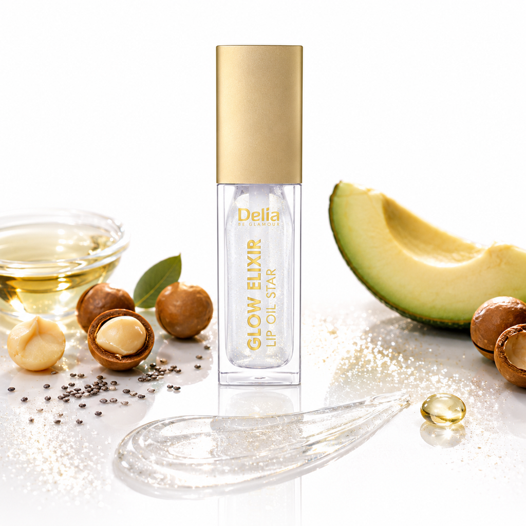 Delia Be Glamour Glow Elixir Lip Oil 04 Star – Гланц за устни