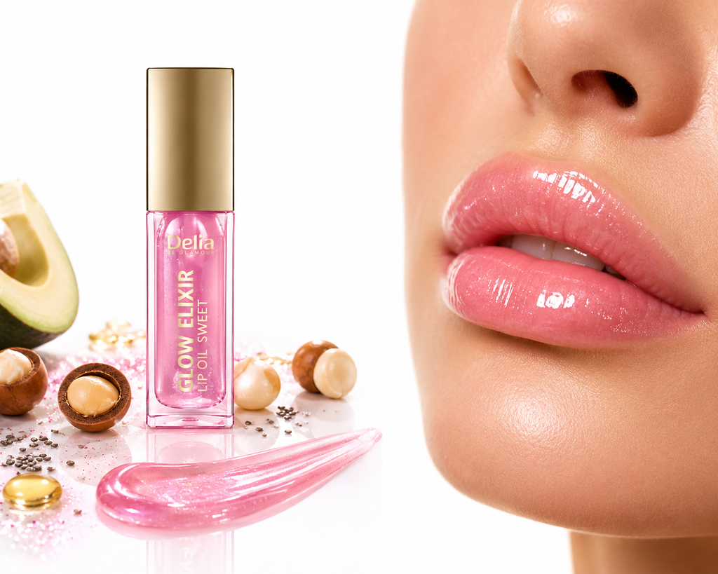 Delia Be Glamour Glow Elixir Lip Oil 01 Sweet – Гланц за устни