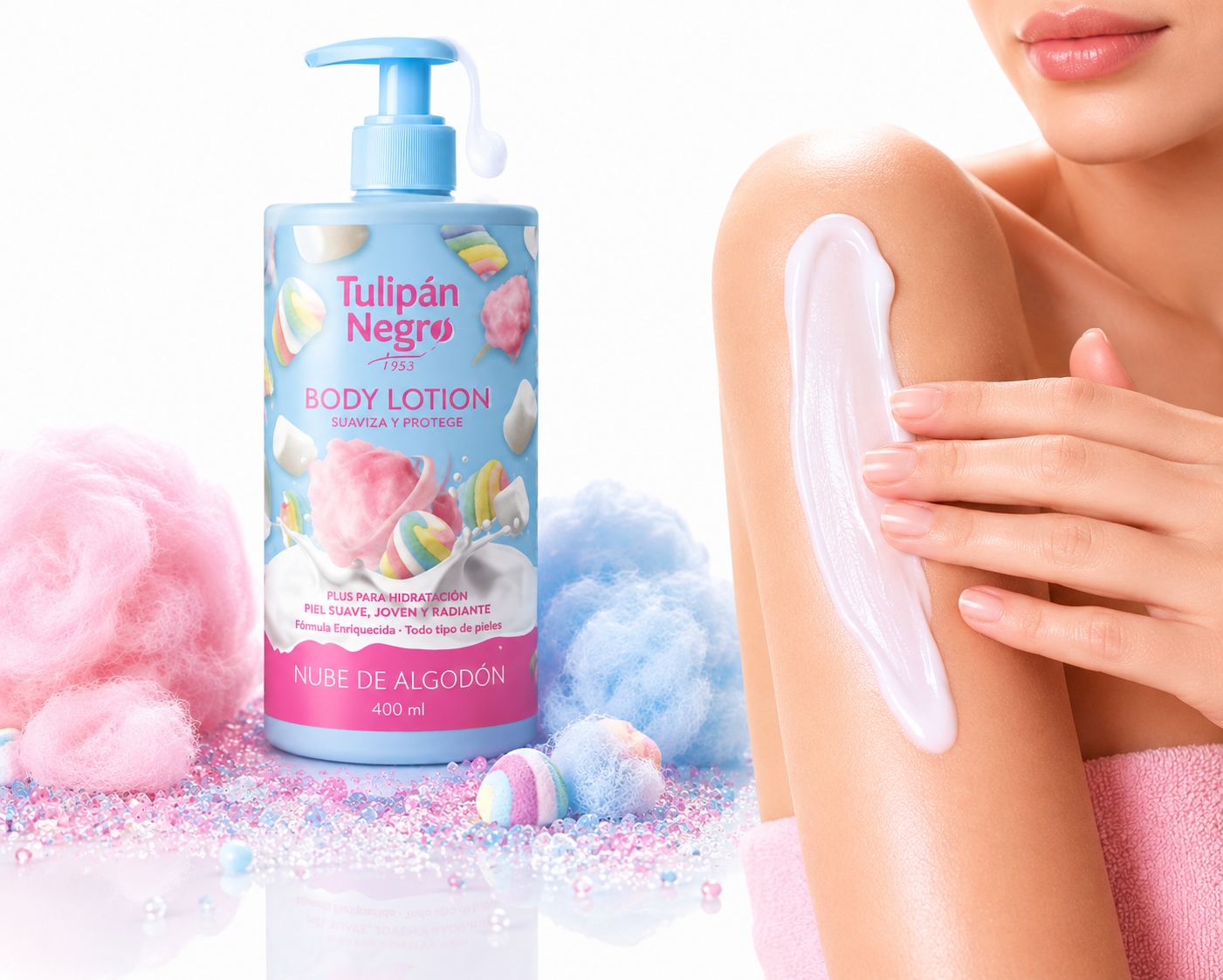 TN Body Lotion Pump Nube de Algodón – Лосион за тяло