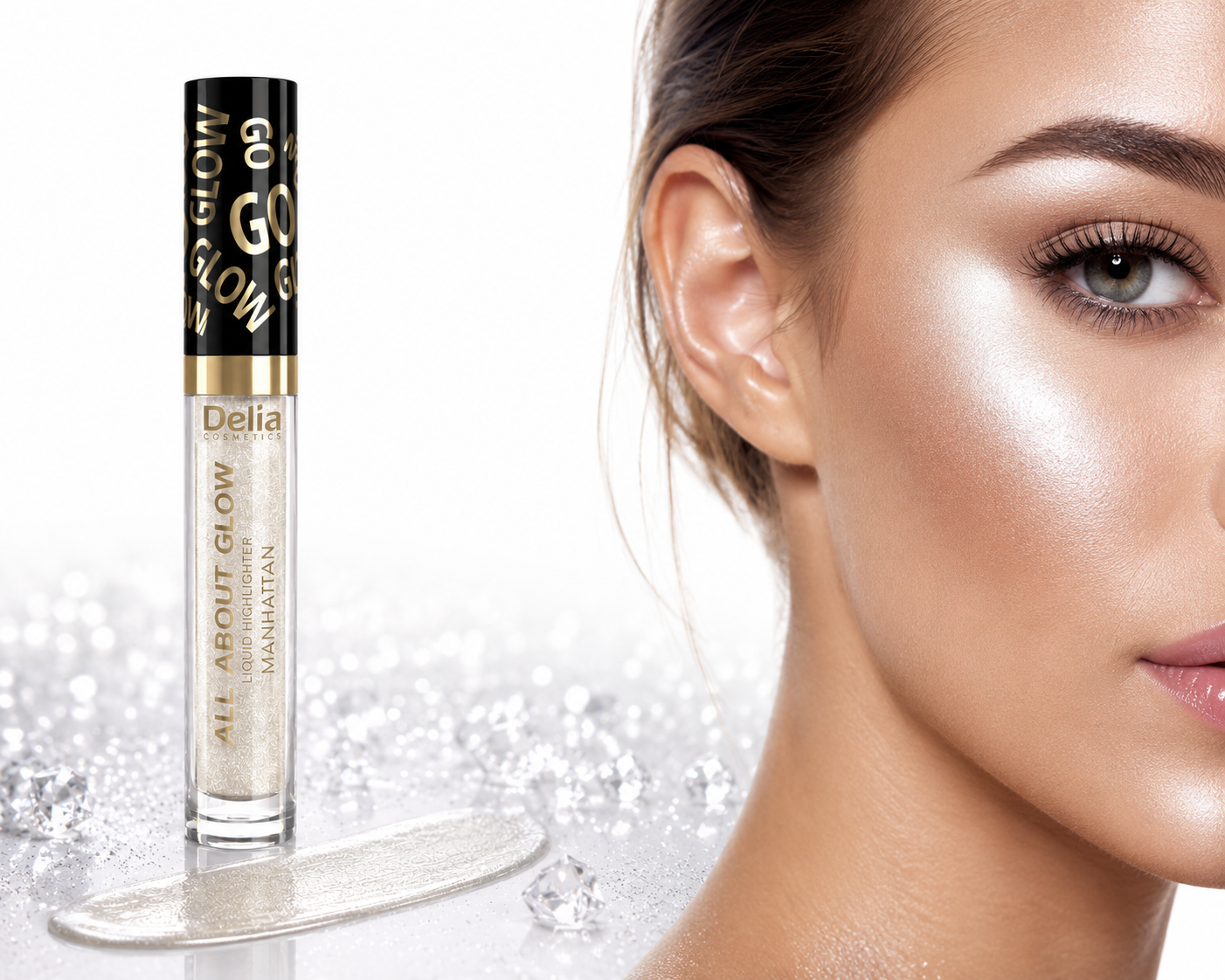 Delia Liquid Highlighter All About Glow 04 Manhattan – Течен хайлайтер
