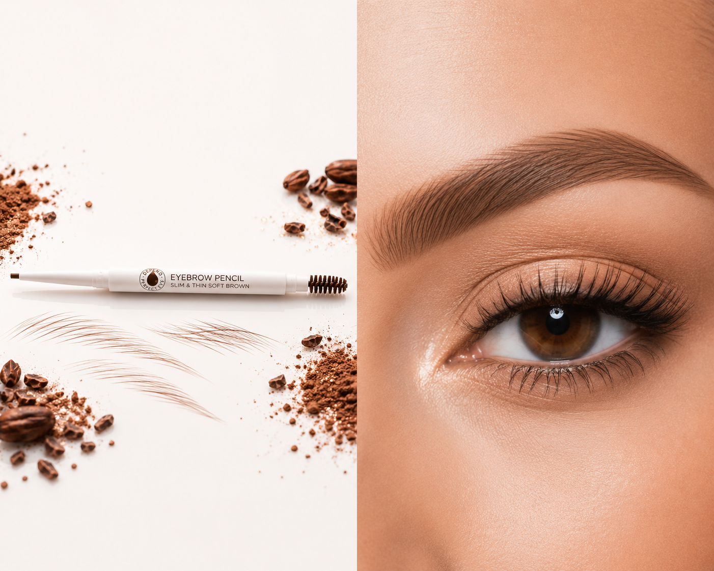 Depend 4914 Perfect Eye Eyebrow Pencil Slim & Thin Soft Brown – Молив за вежди