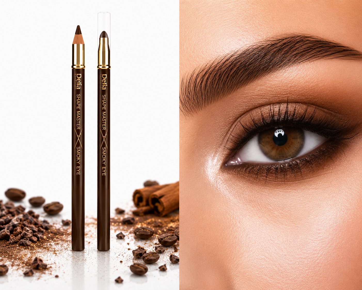 Delia Shape Master Smoky Eye Pencil 33 Brown – Молив за Очи Кафяв
