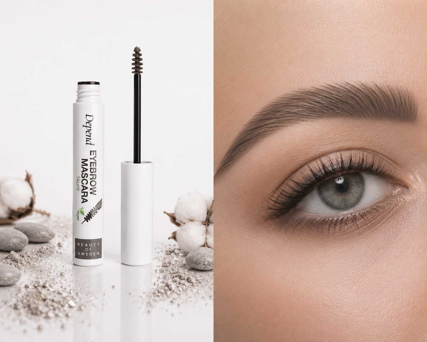 Depend 4945 Eyebrow Mascara Taupe – Оцветяваща спирала за вежди Кафява
