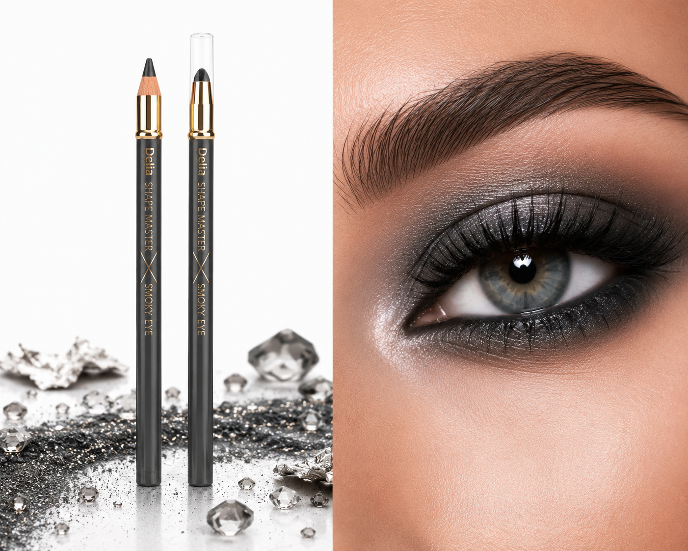 Delia Shape Master Smoky Eye Pencil 35 Grey – Молив за Очи Сив
