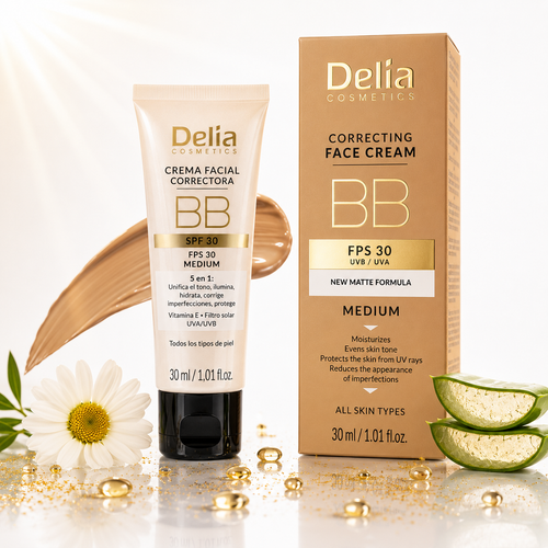 Delia BB Correcting Face Cream SPF 30 – Крем коректор за лице