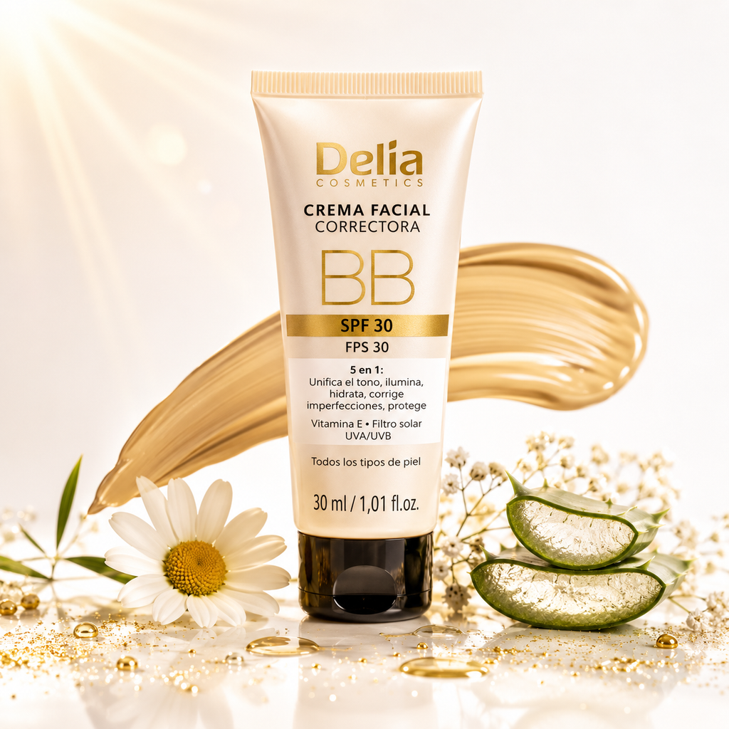 Delia BB Крем за лице с коригиращ ефект SPF 30
