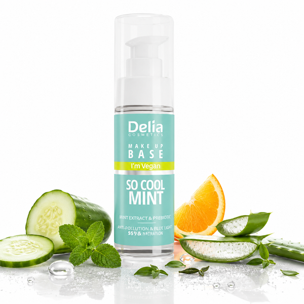 Delia Make Up Base I'm Vegan So Cool MINT – Освежаваща база за грим | Arabian Aura луксозен арабски парфюм