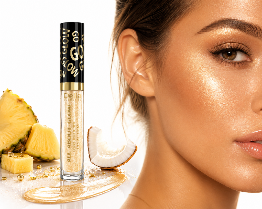Delia Liquid Highlighter All About Glow 01 Pinacolada – Течен хайлайтер