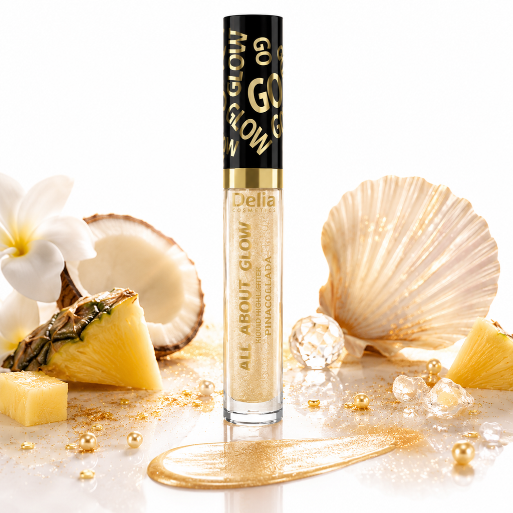 Delia Liquid Highlighter All About Glow 01 Pinacolada – Течен хайлайтер