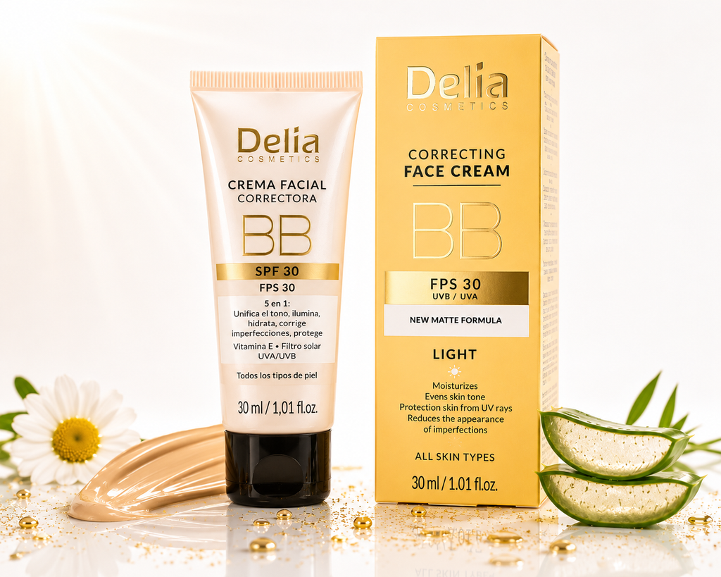 Delia BB Крем за лице с коригиращ ефект SPF 30