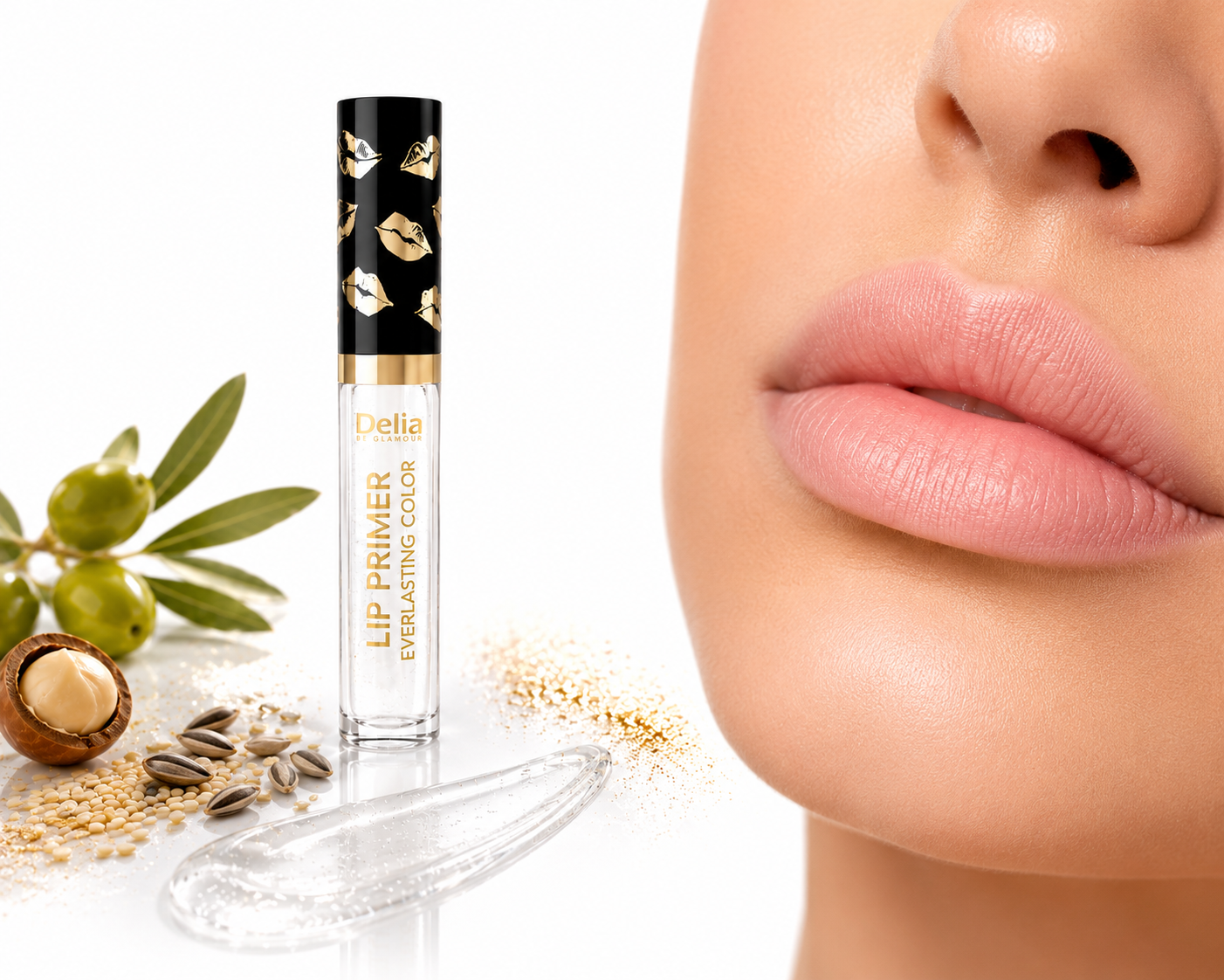Delia Be Glamour Lip Primer Everlasting Color – База за червило